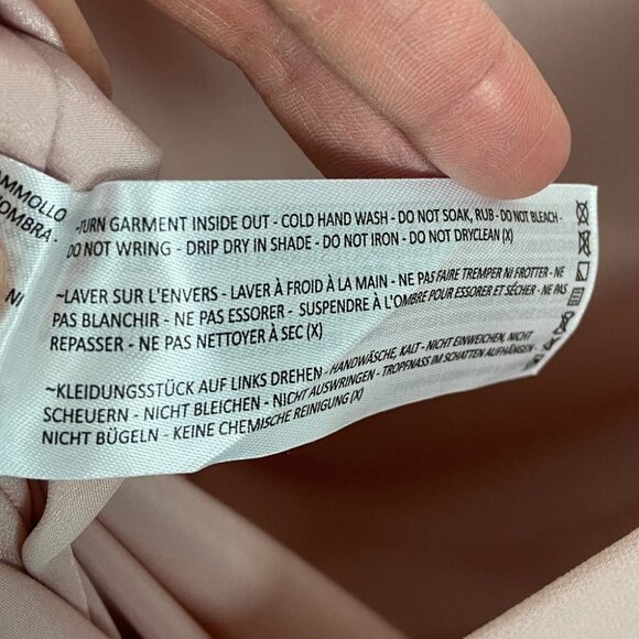 REVOLVE Keepsake The Label Blush Pink Maxi Dress Gown Size Large New With Tags L - Picture 10 of 10